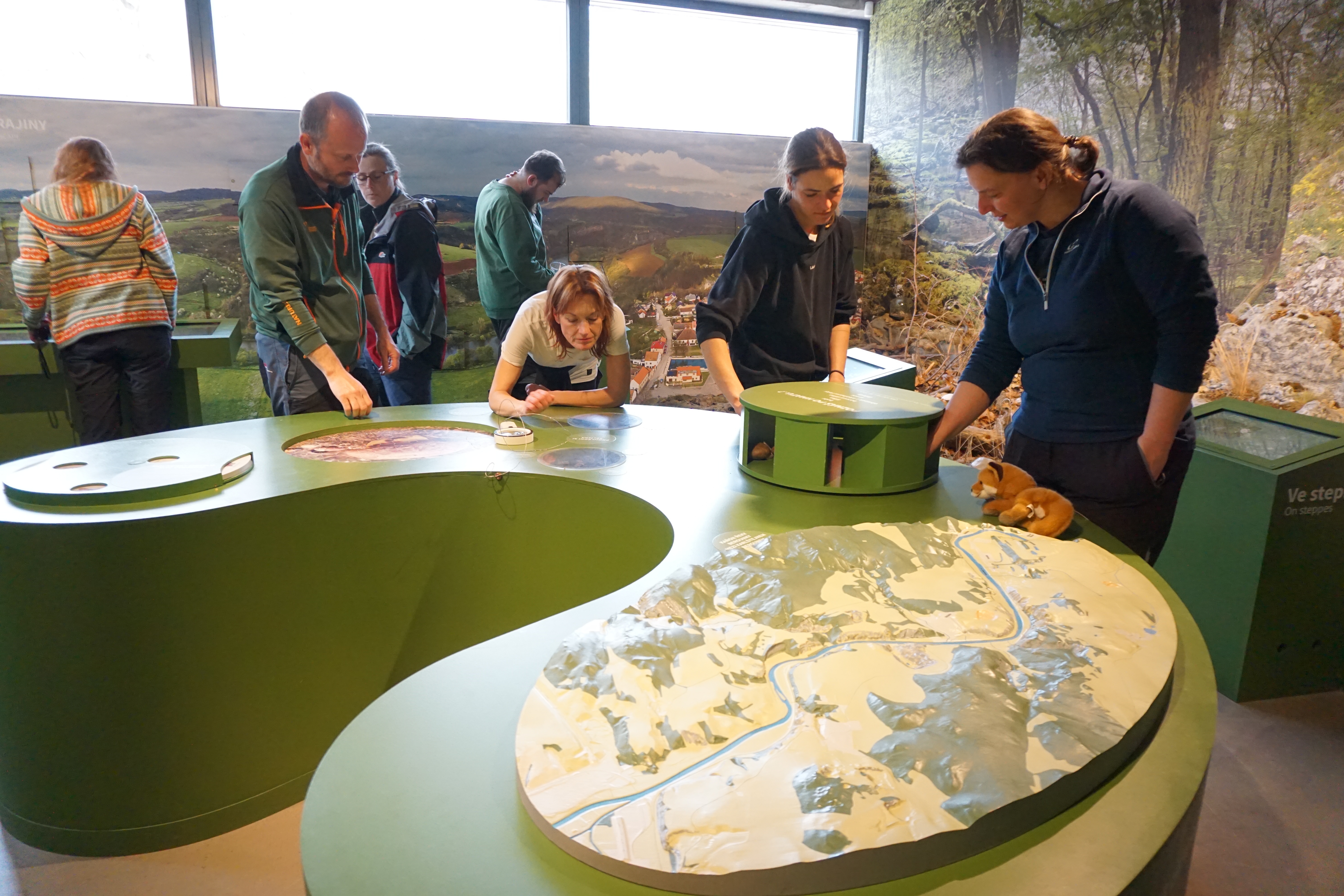 Vnitřní expozice Domu přírody.