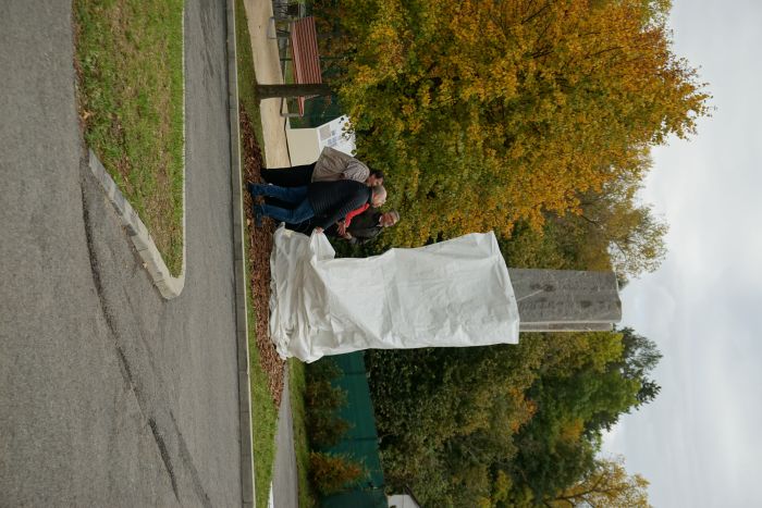 Odhalování pomníku, foto Hana Hofmeisterová
