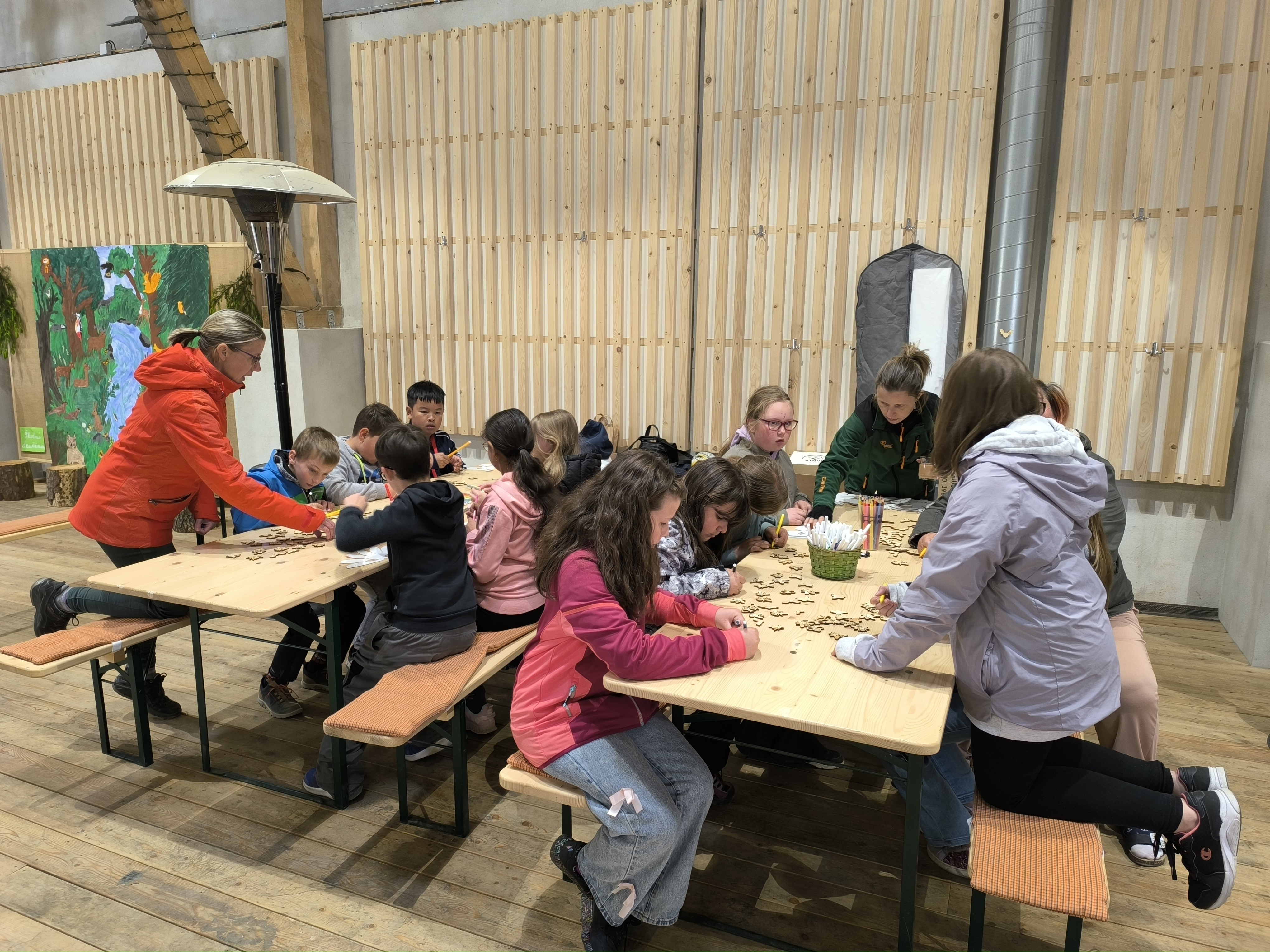 dílny pro děti v městské stodole