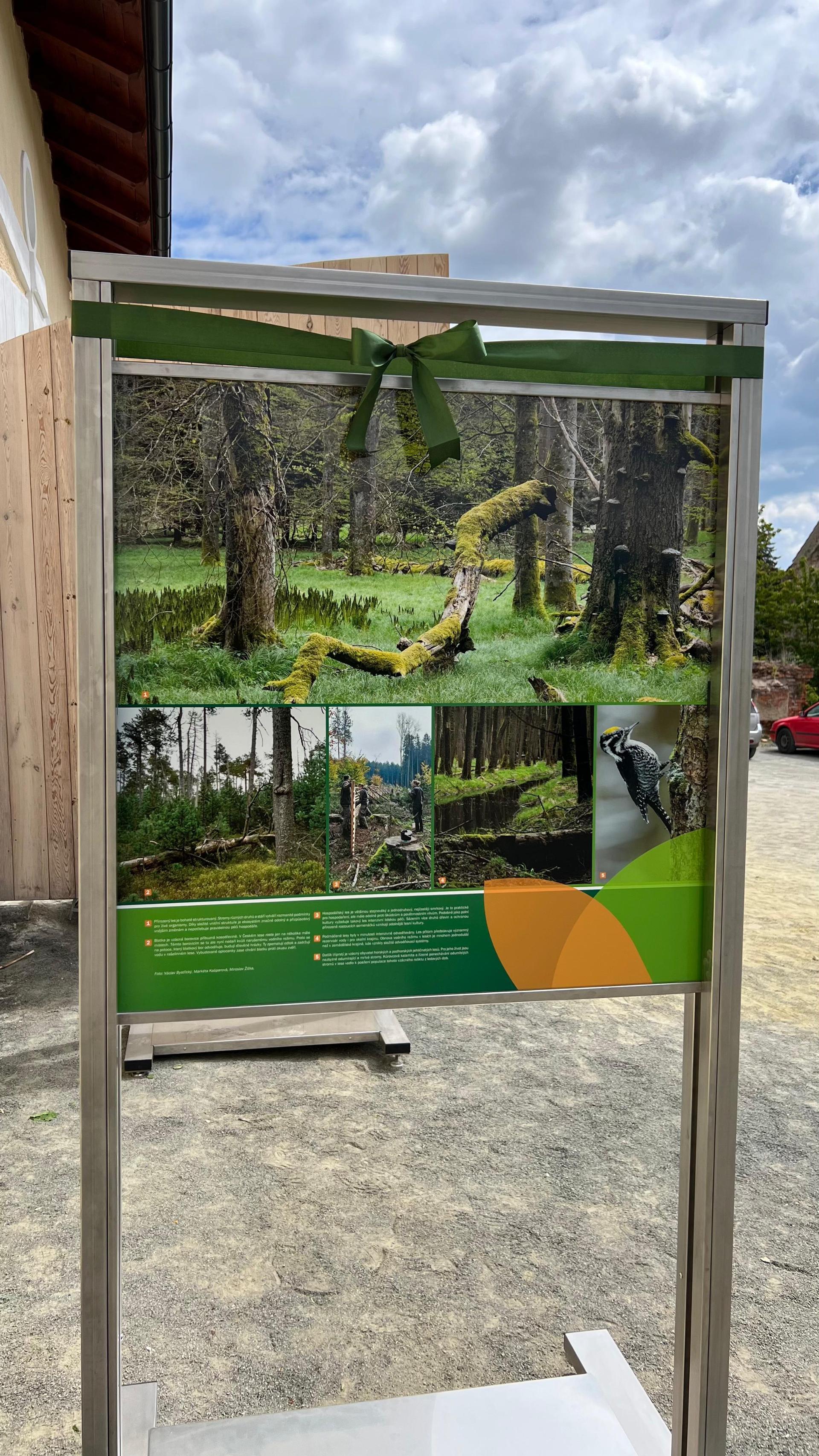 panel výstvy 20 let CHKO Český les